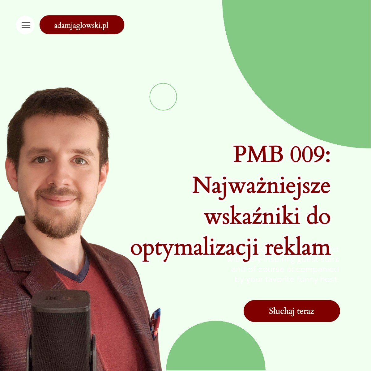 PMB 009: Najważniejsze wskaźniki do optymalizacji reklam